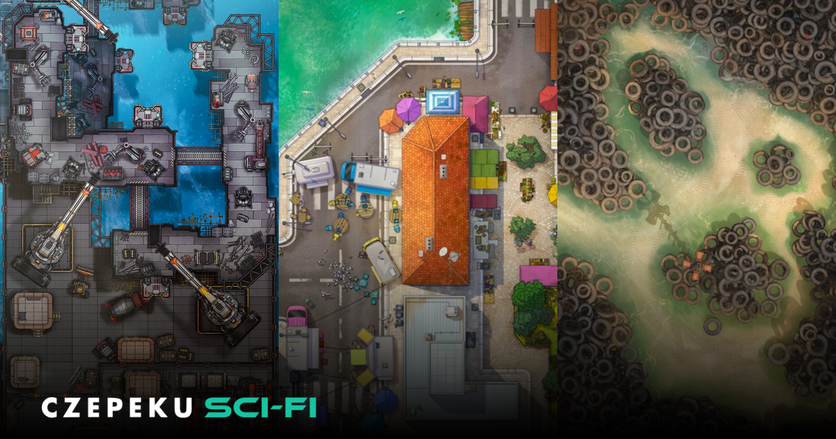 Czepeku Sci-Fi | Illustrated sci-fi maps
