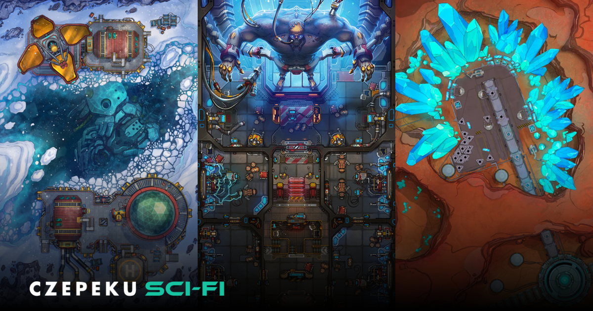 Czepeku Sci-Fi | Illustrated sci-fi maps