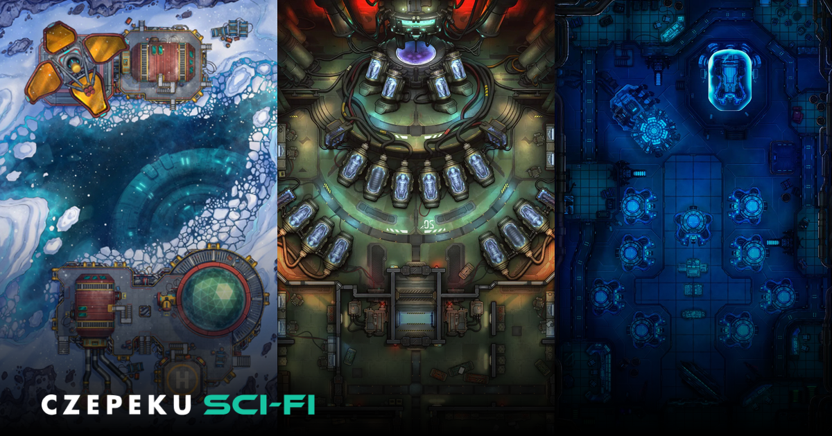 Czepeku Sci-Fi | Illustrated sci-fi maps