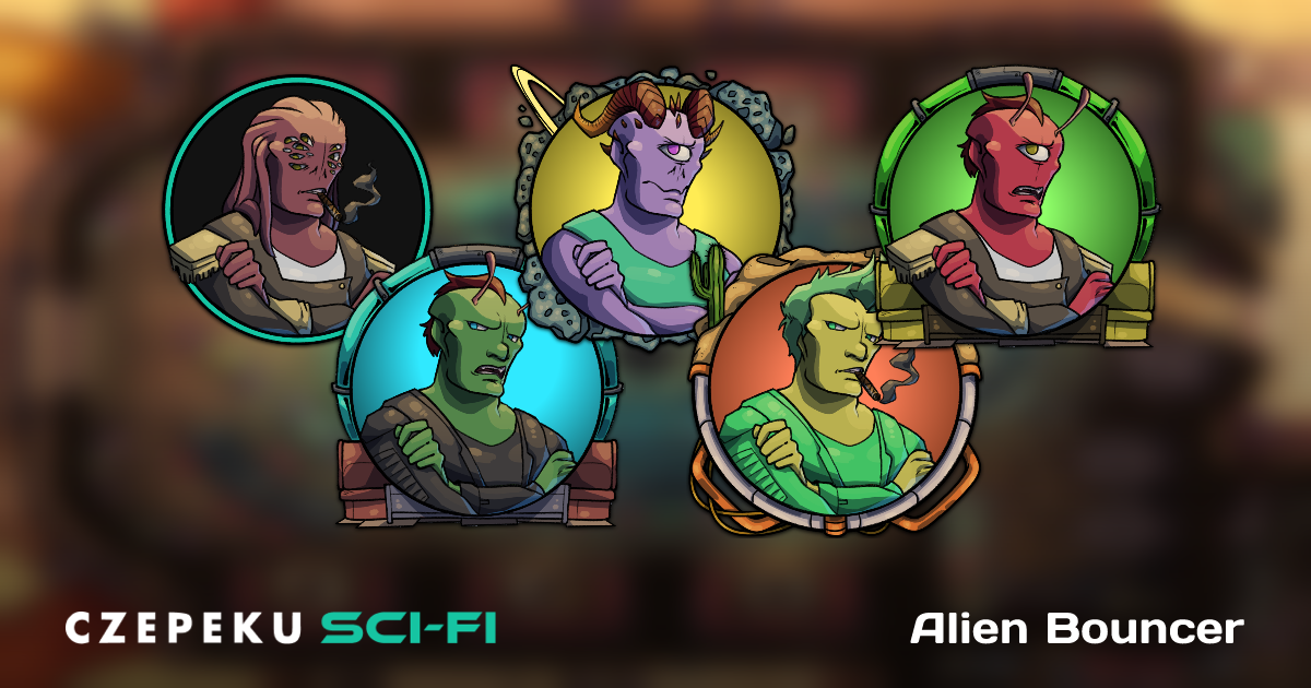 Alien Bouncer Token Builder | Customize and Randomize Czepeku Tokens