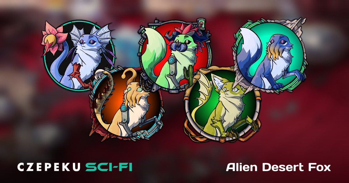 Alien Desert Fox Token Builder | Customize and Randomize Czepeku Tokens
