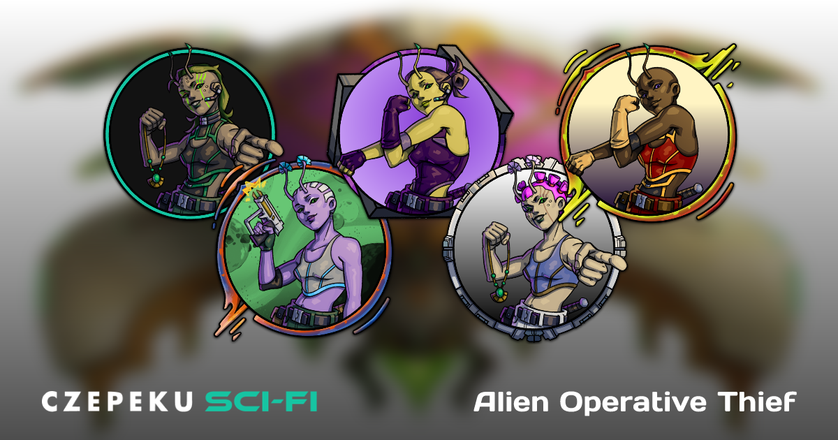 Alien Operative Thief Token Builder | Customize and Randomize Czepeku ...