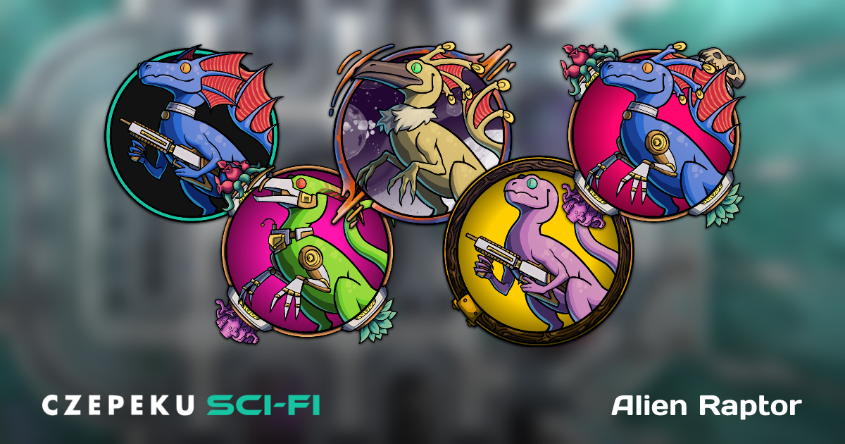 Alien Raptor Token Builder | Customize and Randomize Czepeku Tokens