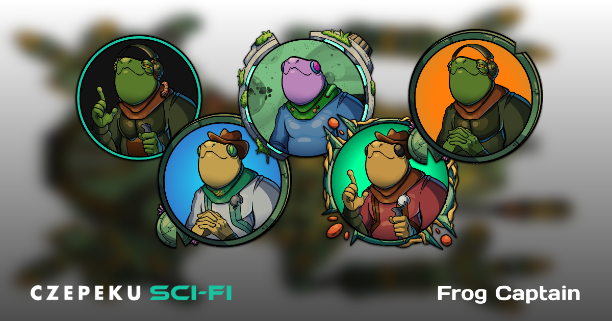 Frog Captain Token Builder | Customize and Randomize Czepeku Tokens