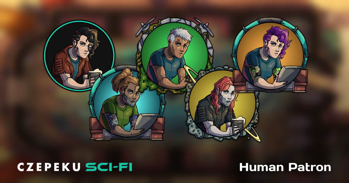 Human Patron Token Builder | Customize and Randomize Czepeku Tokens
