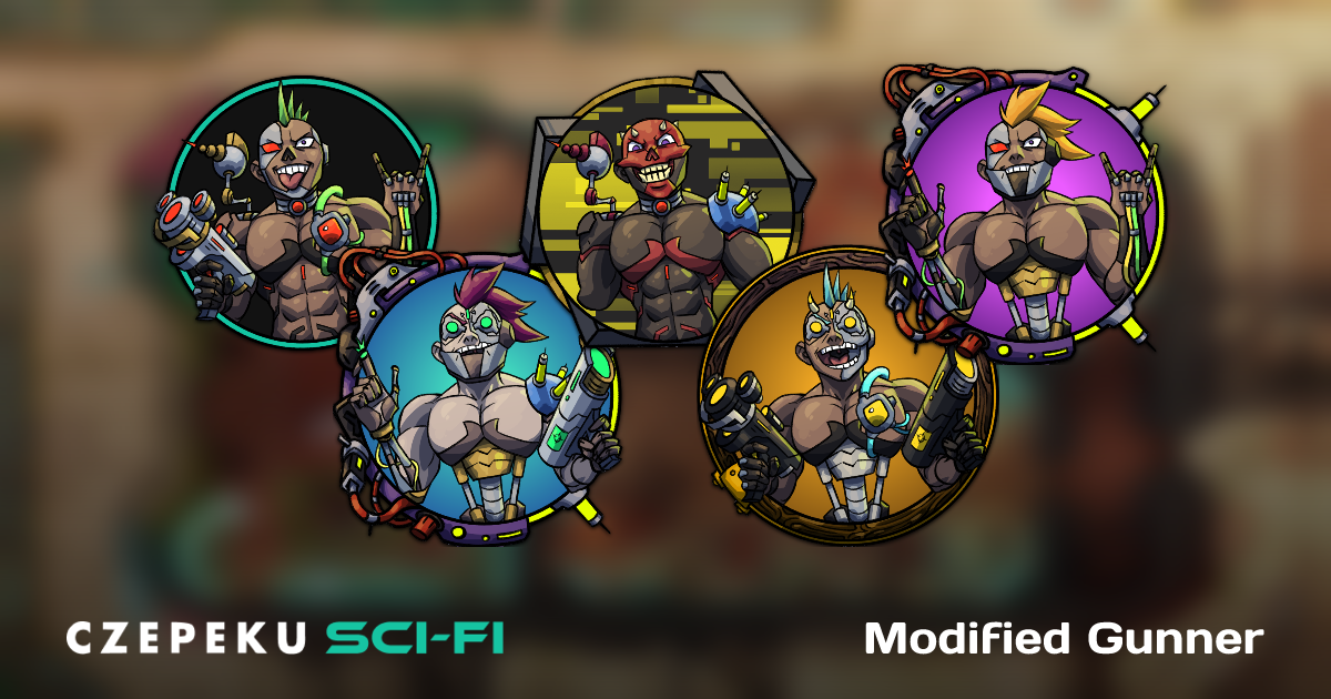 Modified Gunner Token Builder | Customize and Randomize Czepeku Tokens