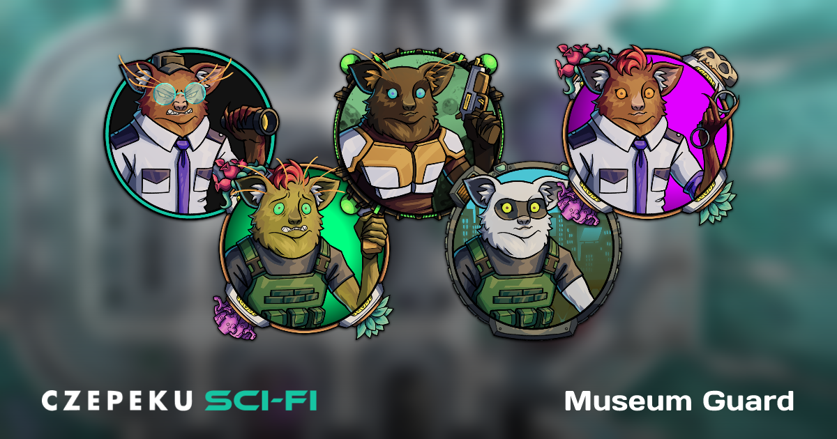 Museum Guard Token Builder | Customize and Randomize Czepeku Tokens