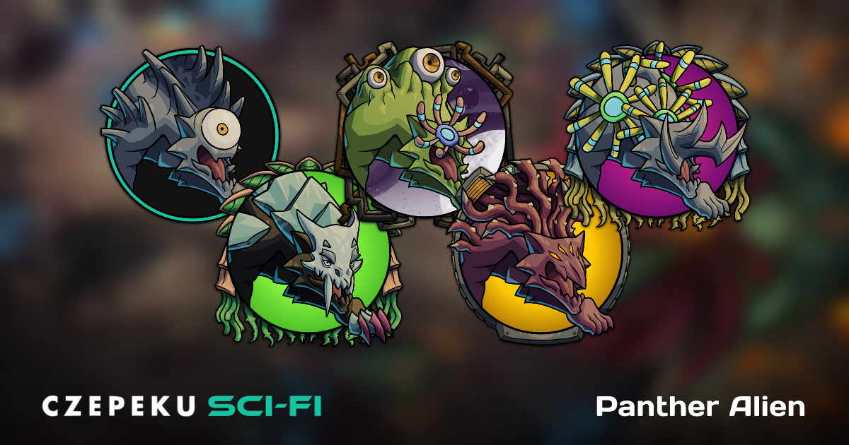 Panther Alien Token Builder | Customize and Randomize Czepeku Tokens