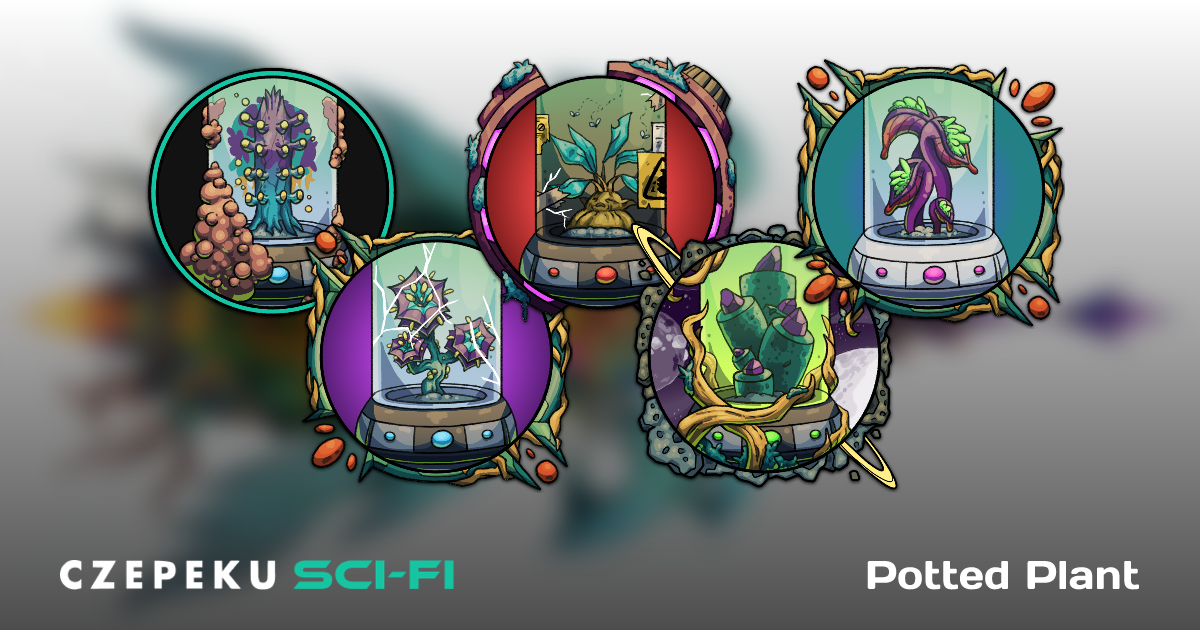 Potted Plant Token Builder | Customize and Randomize Czepeku Tokens