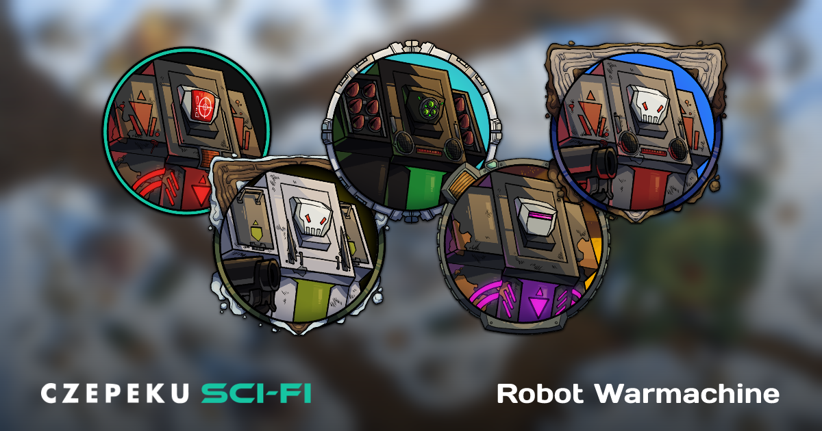 Robot Warmachine Token Builder | Customize and Randomize Czepeku Tokens