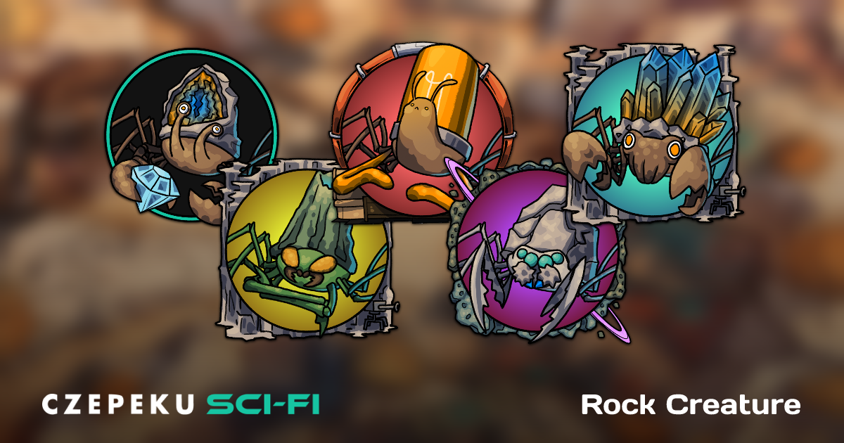 Rock Creature Token Builder | Customize and Randomize Czepeku Tokens