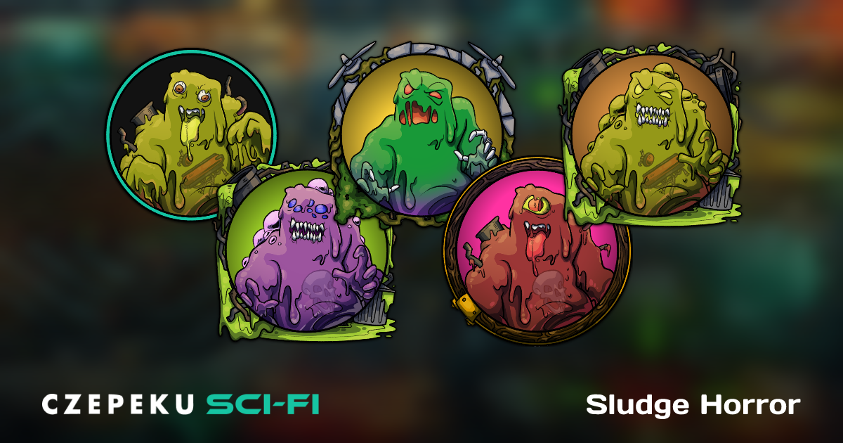 Sludge Horror Token Builder | Customize and Randomize Czepeku Tokens