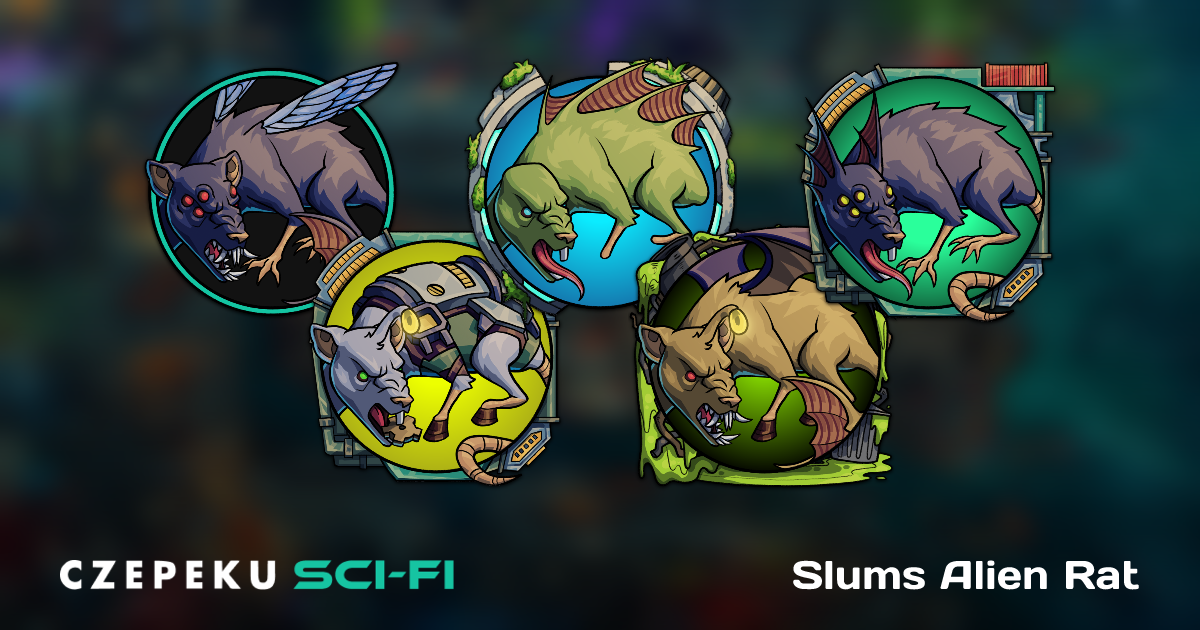 Slums Alien Rat Token Builder | Customize and Randomize Czepeku Tokens
