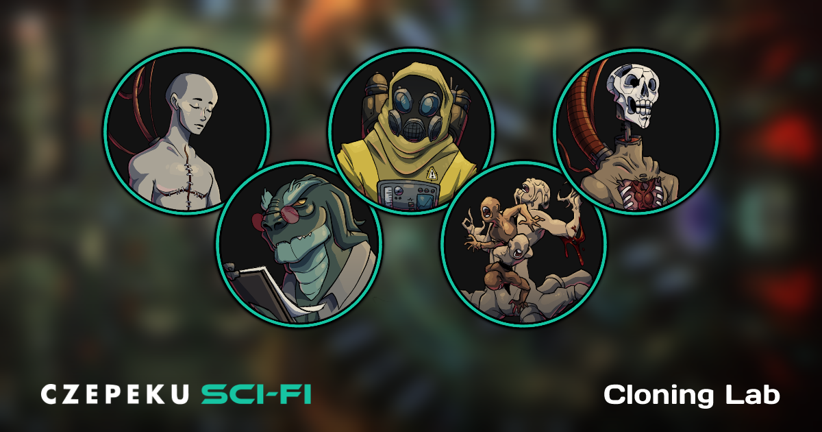 Cloning Lab Token Pack | Hand-Drawn Sci-Fi RPG Tokens by Czepeku