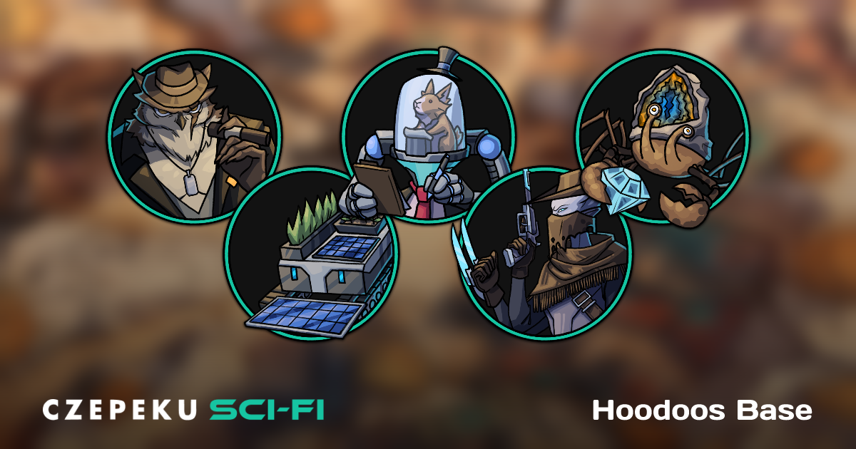 Hoodoos Base Token Pack | Hand-Drawn Sci-Fi RPG Tokens by Czepeku