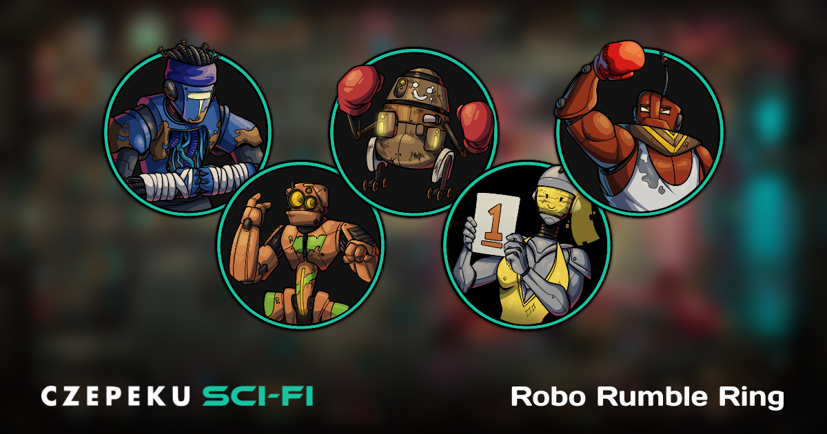 Robo Rumble Ring Token Pack | Hand-Drawn Sci-Fi RPG Tokens by Czepeku